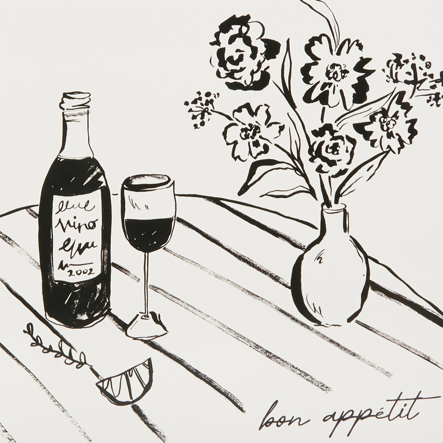 Still Life Lap Tray - Black Image 2