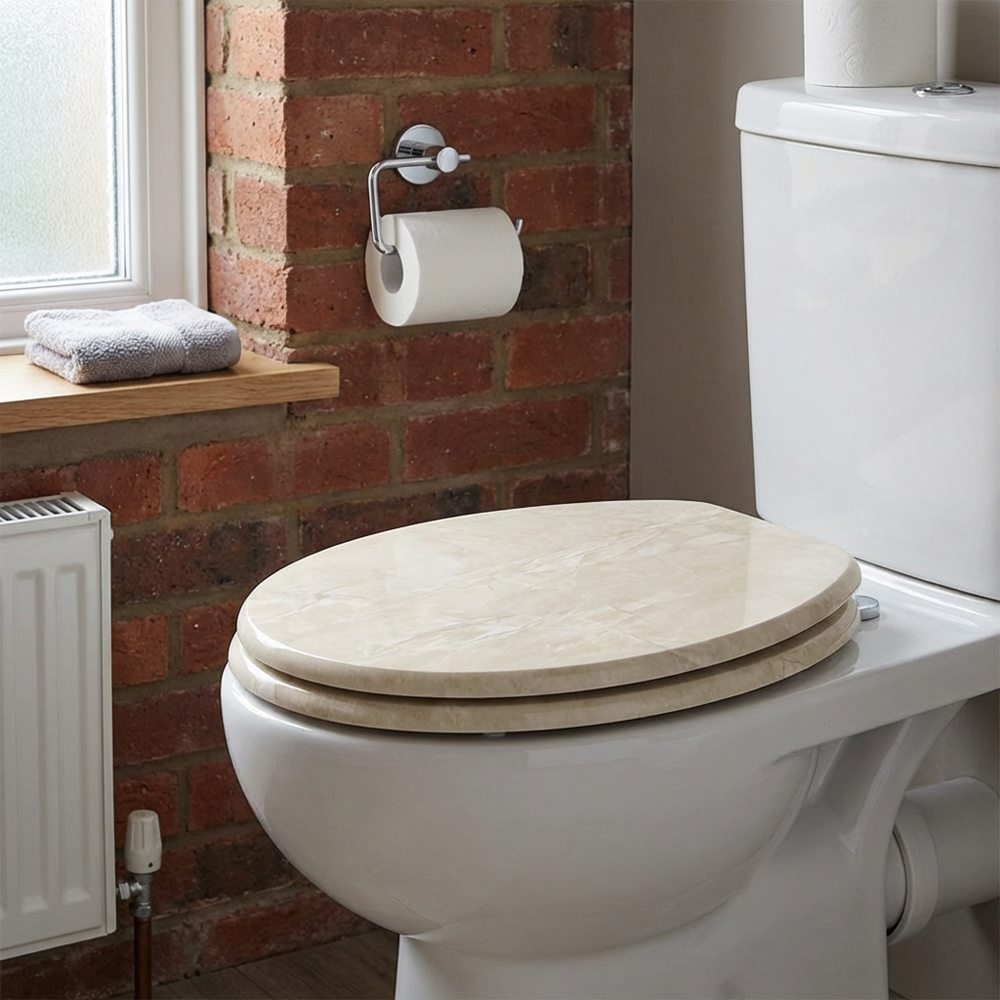 Silver Shadow Toilet Seat - Natural Image 7