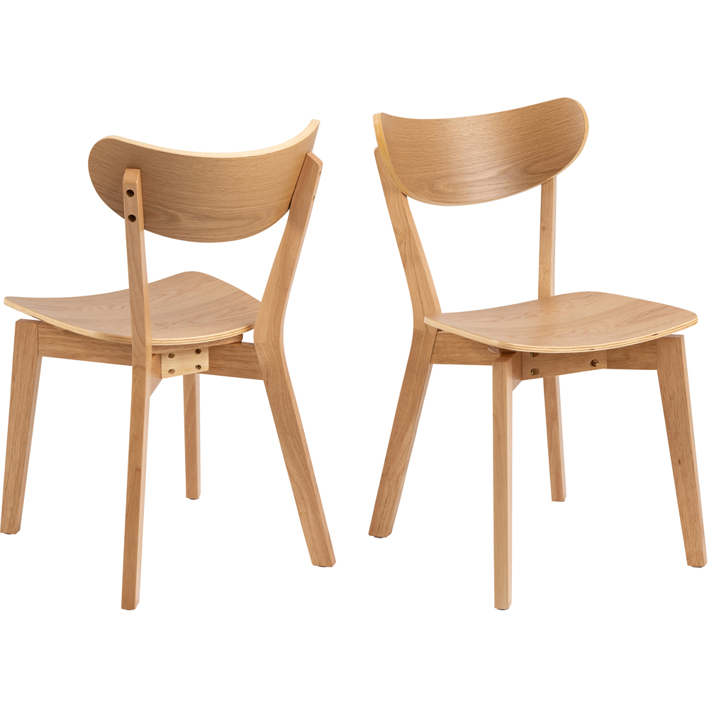 Furniture To Go Roxby Oak 4 Seater Round Dining Set Image 5