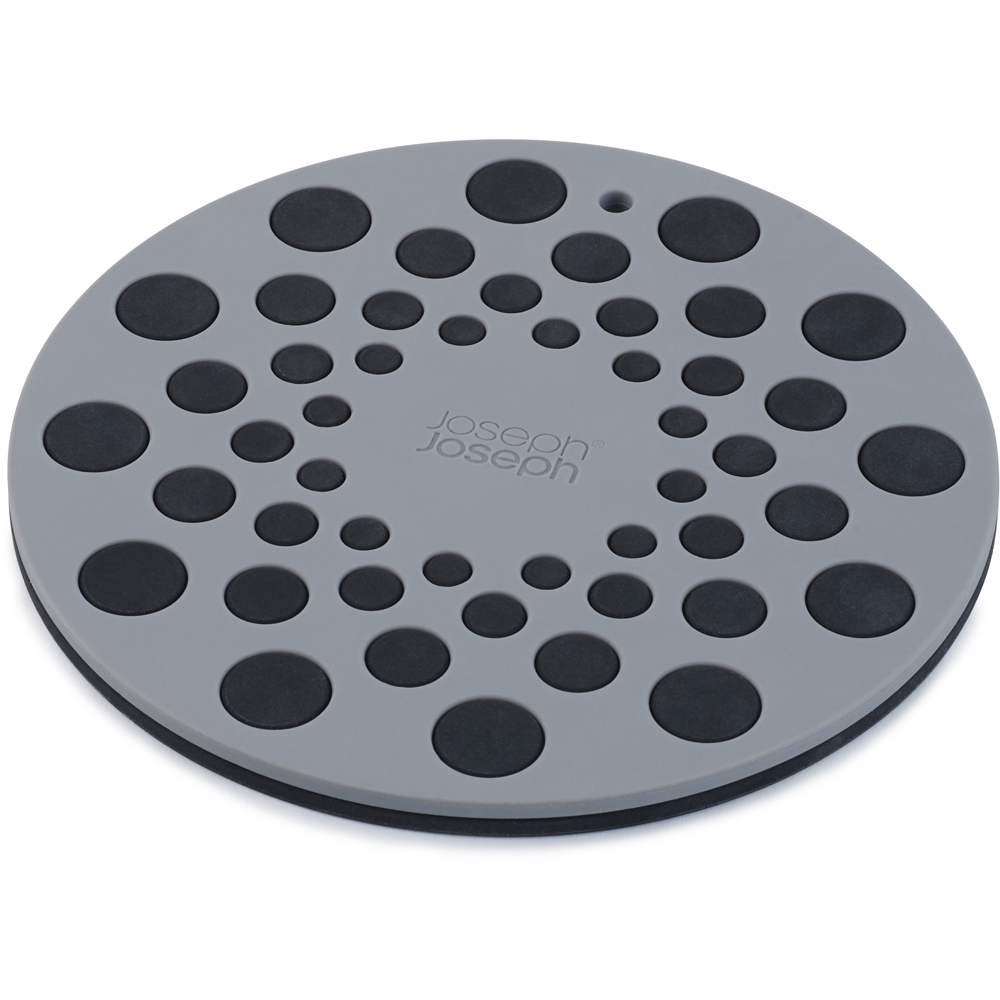 Joseph Joseph Spot-On 2 Piece Grey Silicone Trivet Image 3
