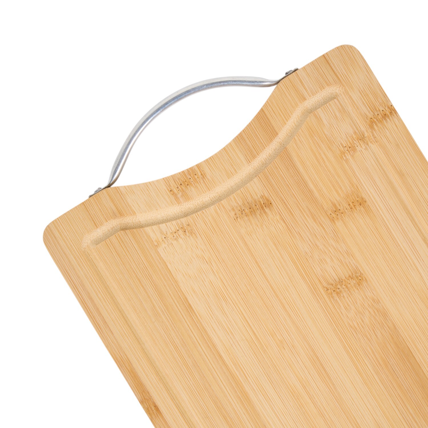Bamboo Chopping Board Wire handle Natural Small Image 3