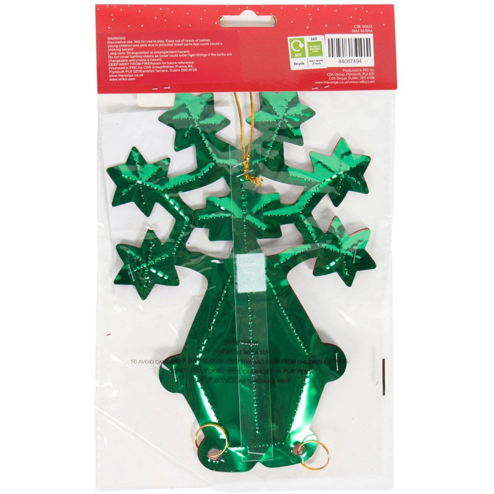 Red and Green Star Decoration Image 4