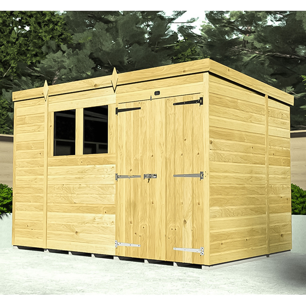 DIY Sheds 7 x 9ft Timber Pent Garden Shed Image 2