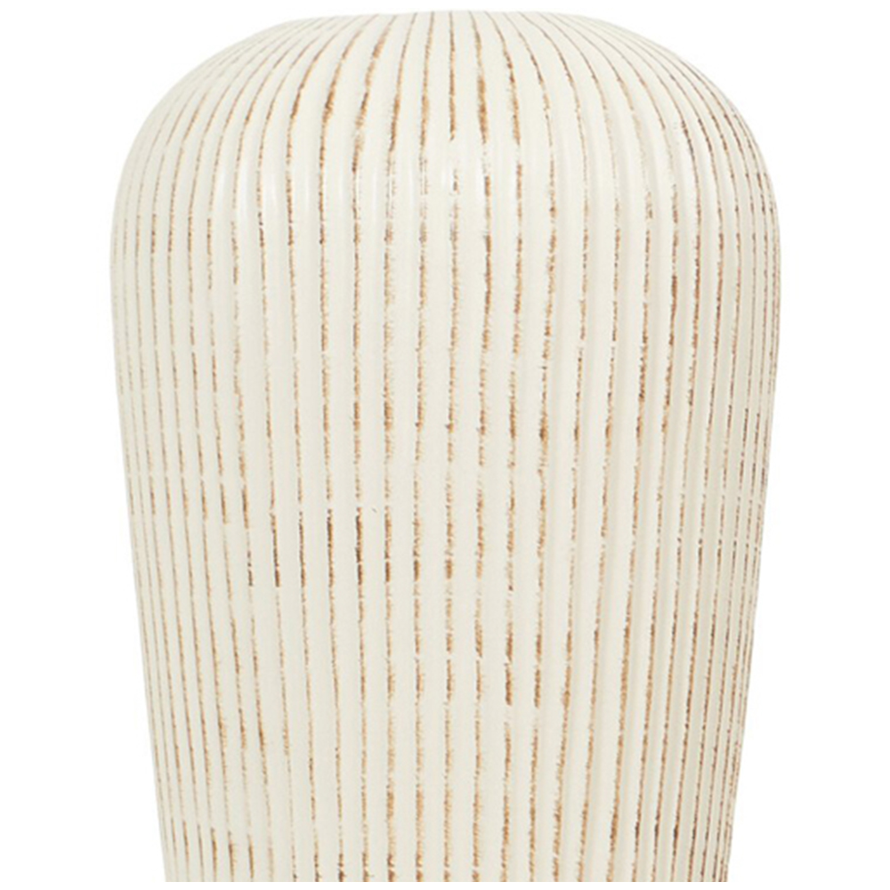 Ava Tall Vase - Cream Image 5