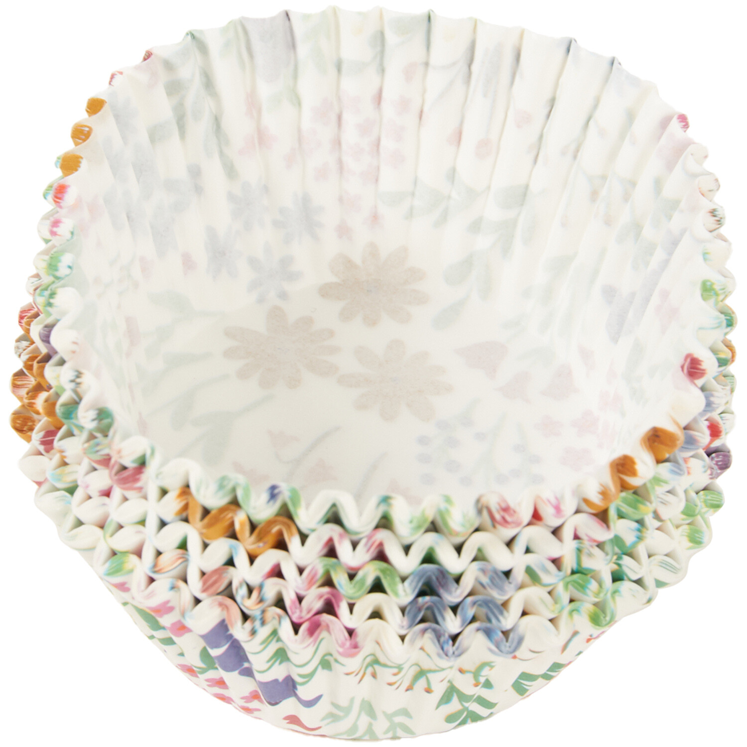 Pack of 100 Wildflower Cupcake Cases - Multicolour Image 4