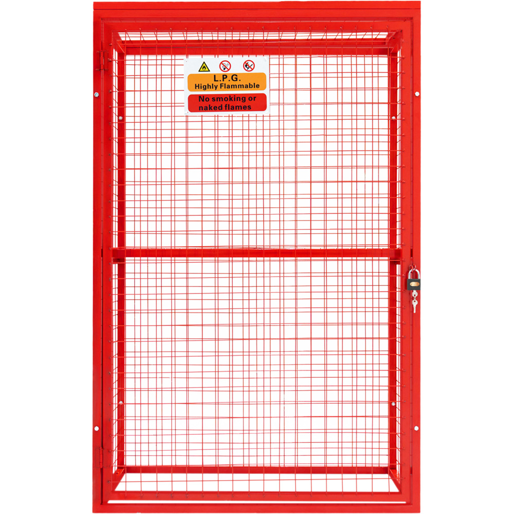 MonsterShop Red Gas Bottle Collapsible Mesh Cage 181 x 116cm Image 3