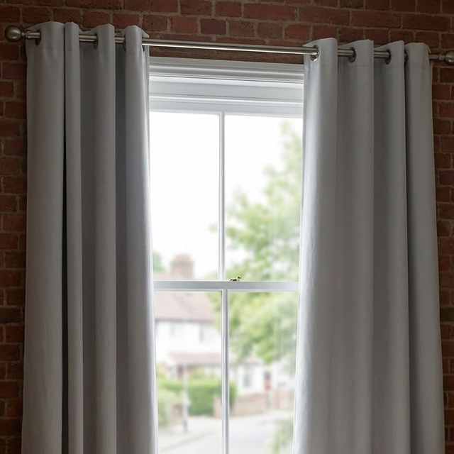 My Home Blackout Lining Eyelet Curtains 229 x 224cm Image 6