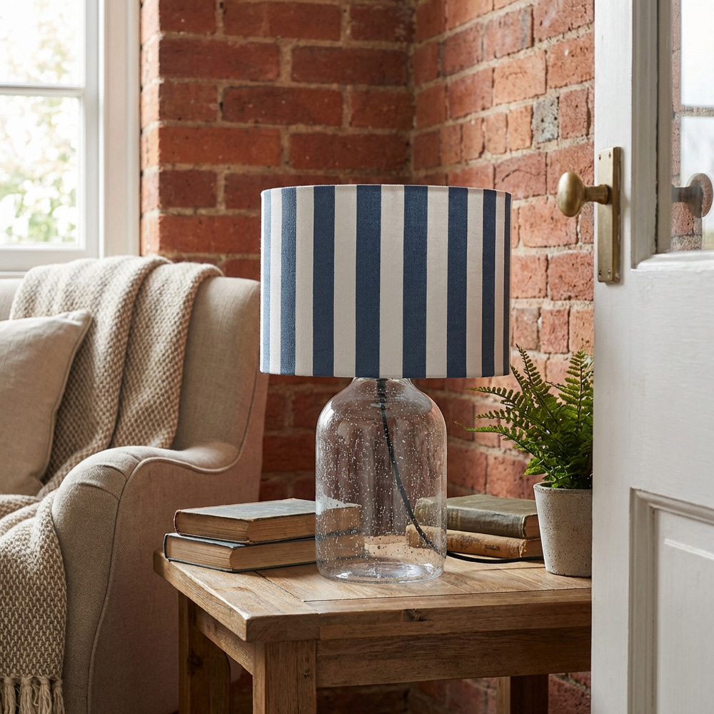 Cora Glass Table Lamp Clear Image 4