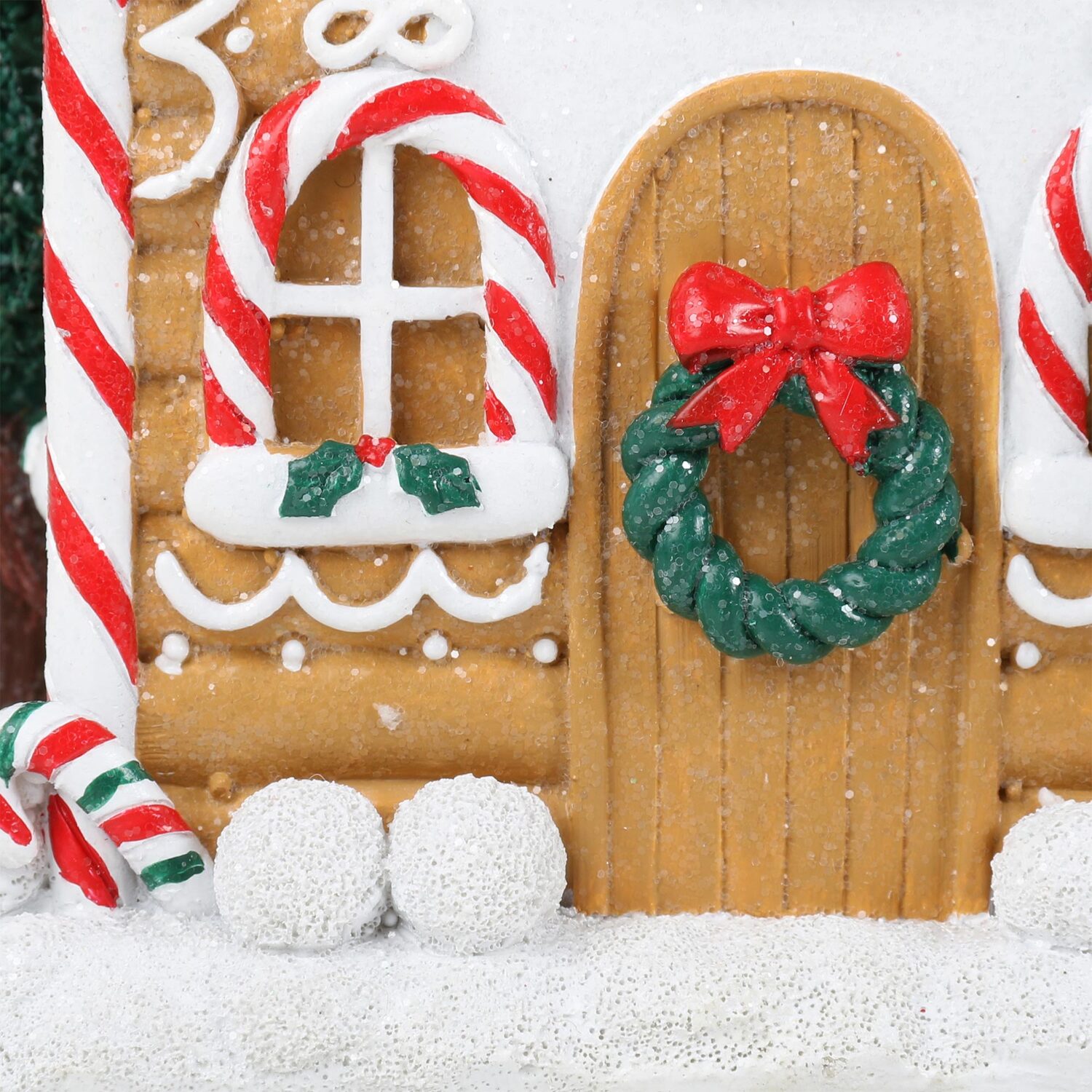 Novelty Gingerbread Cottage - Brown Image 4