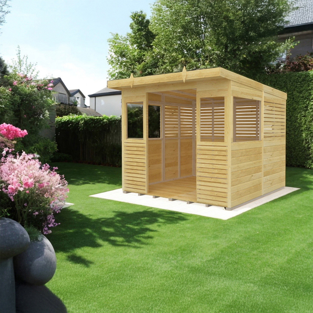 DIY Sheds 8 x 8ft Pressure Treated Tongue and Groove Timber Outdoor Kitchen Shelter Image 6