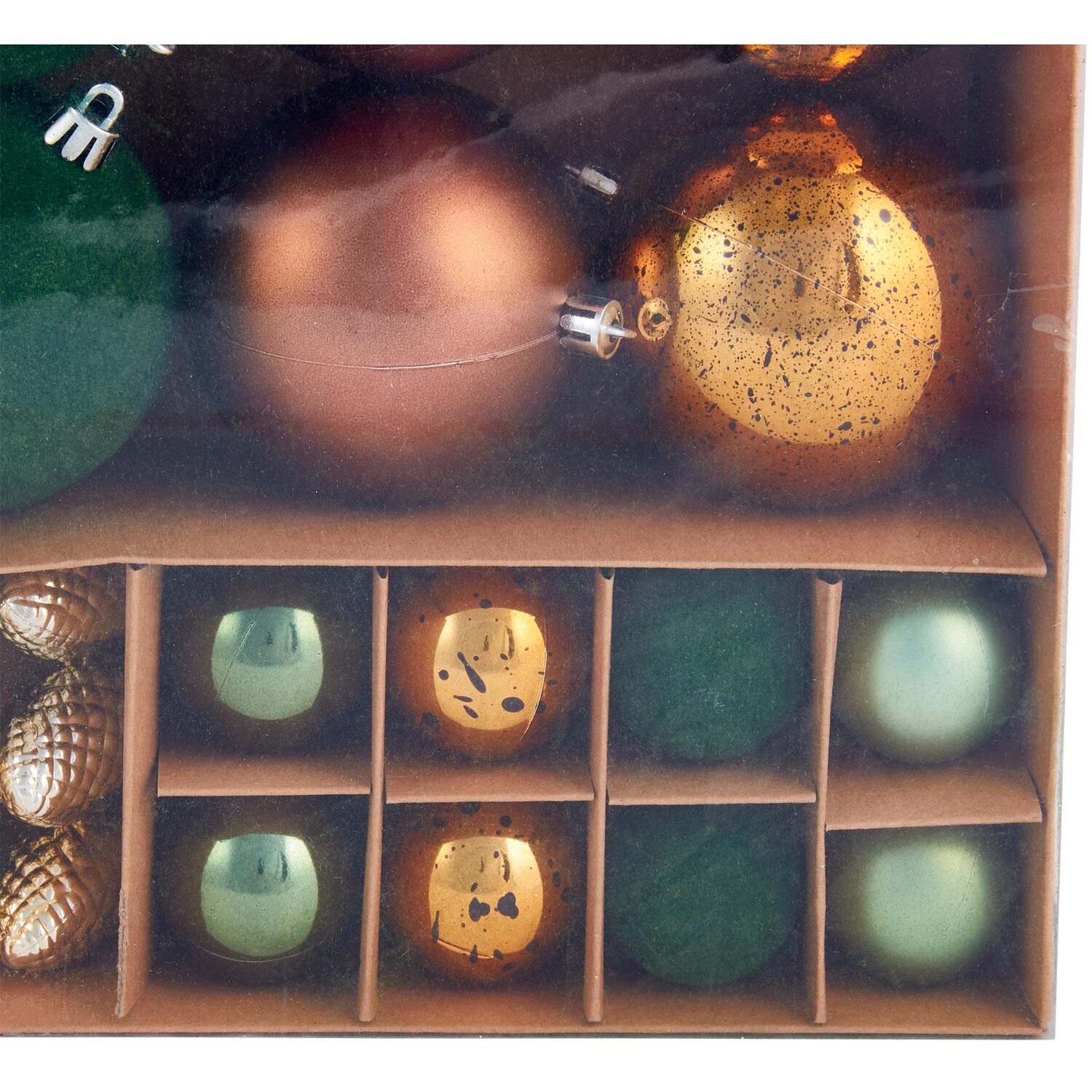 46-Piece Amber Charm Bauble Pack Image 5
