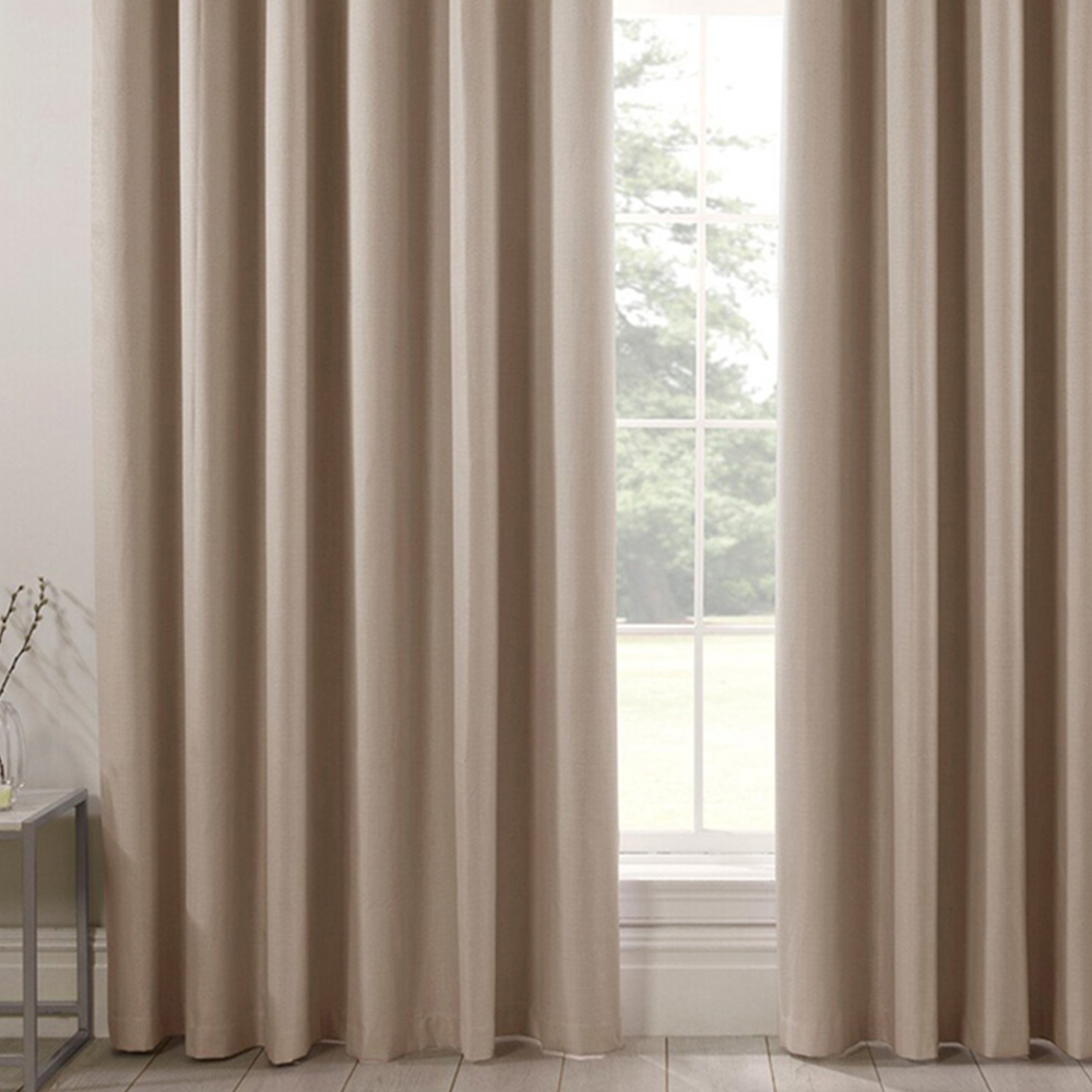 Divante Hoxton Natural Blackout Eyelet Curtain 183 x 168cm Image 6