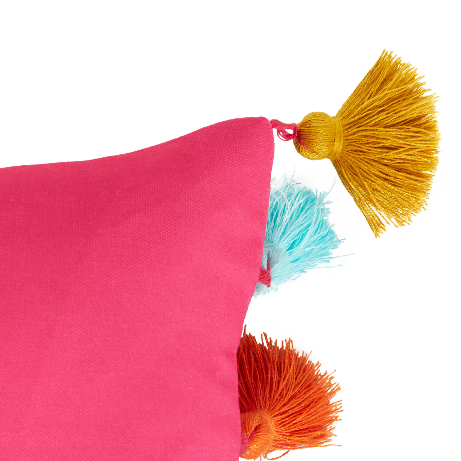 Sunshine Embroidered Cushion - Pink Image 3