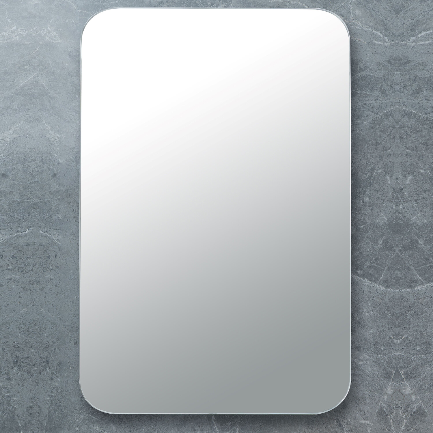 Eden Rectangular Bathroom Mirror - Silver Image 3