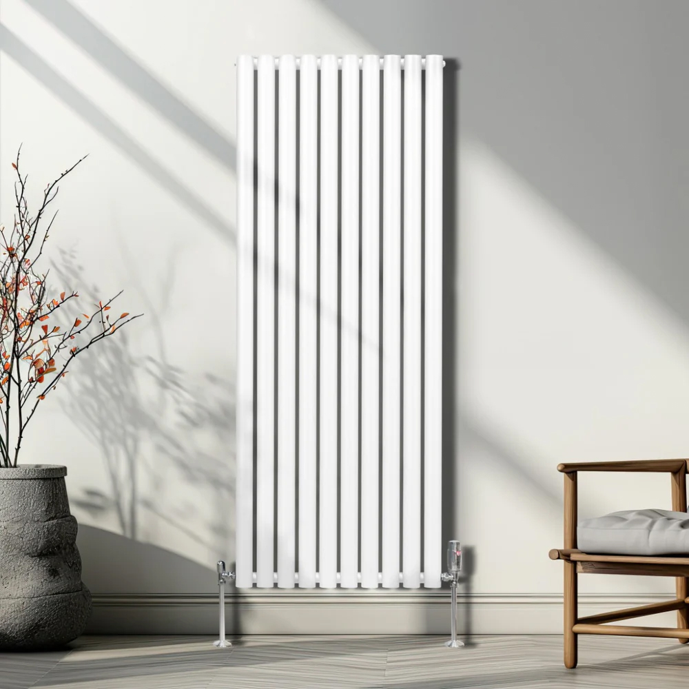 Monster Shop 6691BTU White Oval Column Radiator 1600 x 600mm Image 2