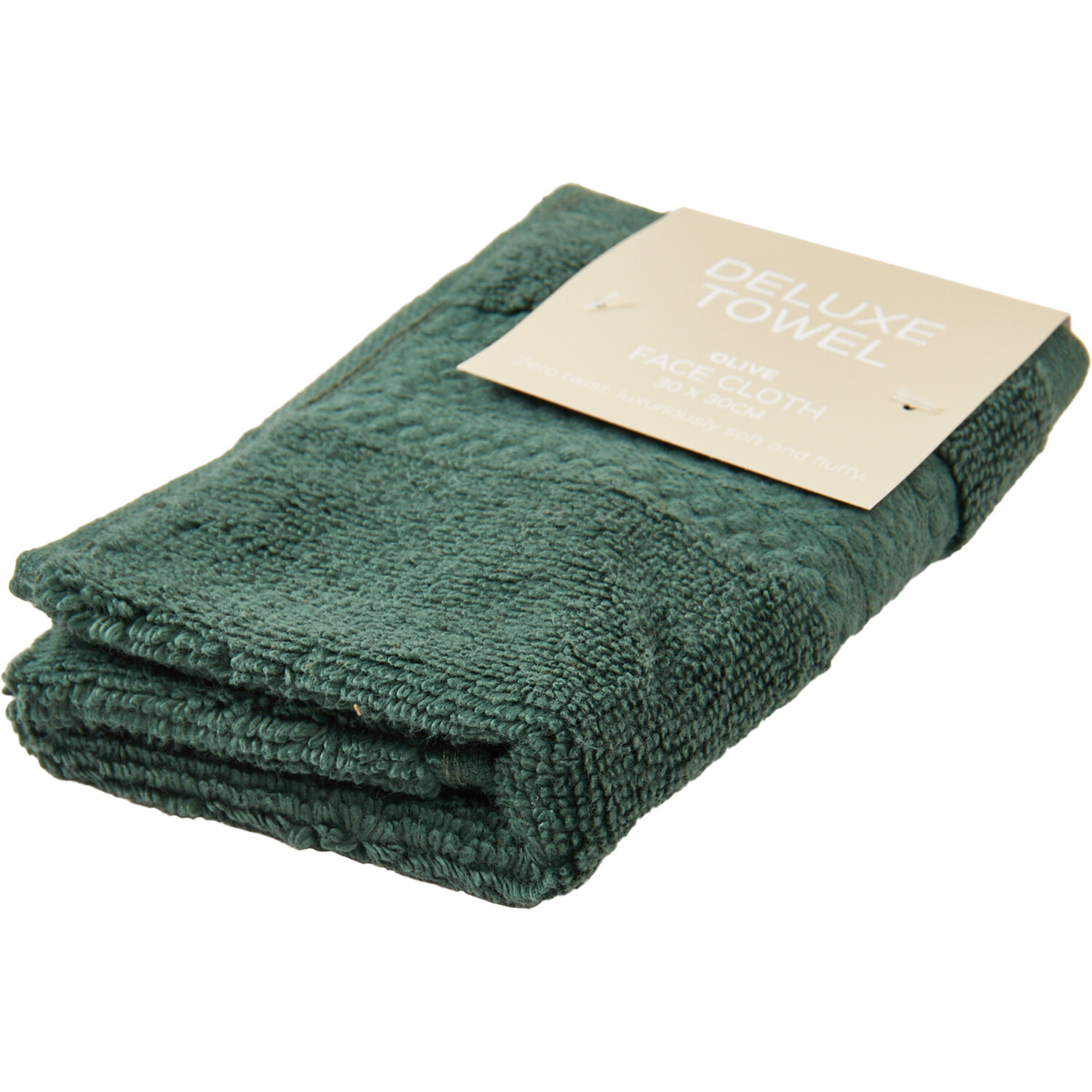 Deluxe Face Cloth - Olive Image 2