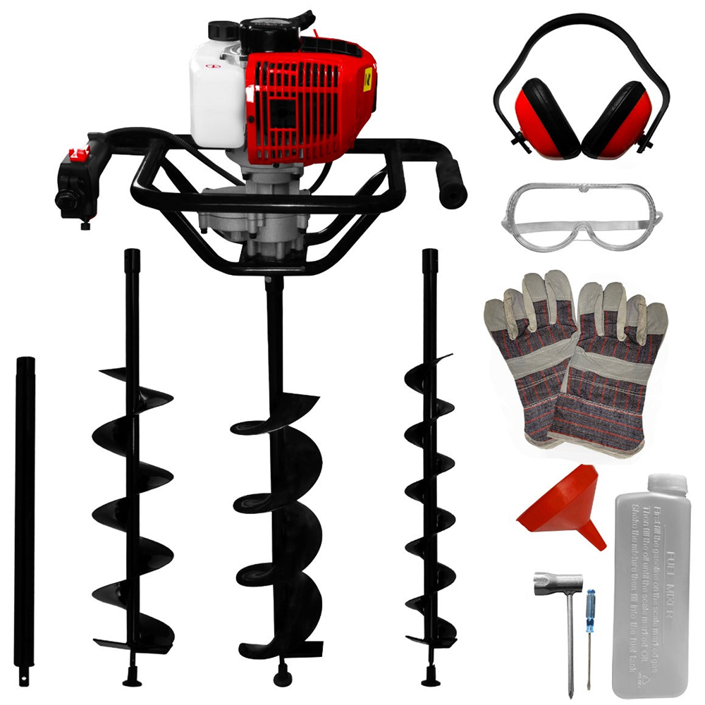 T-Mech 210986 1.6KW Petrol Earth Auger Image 4