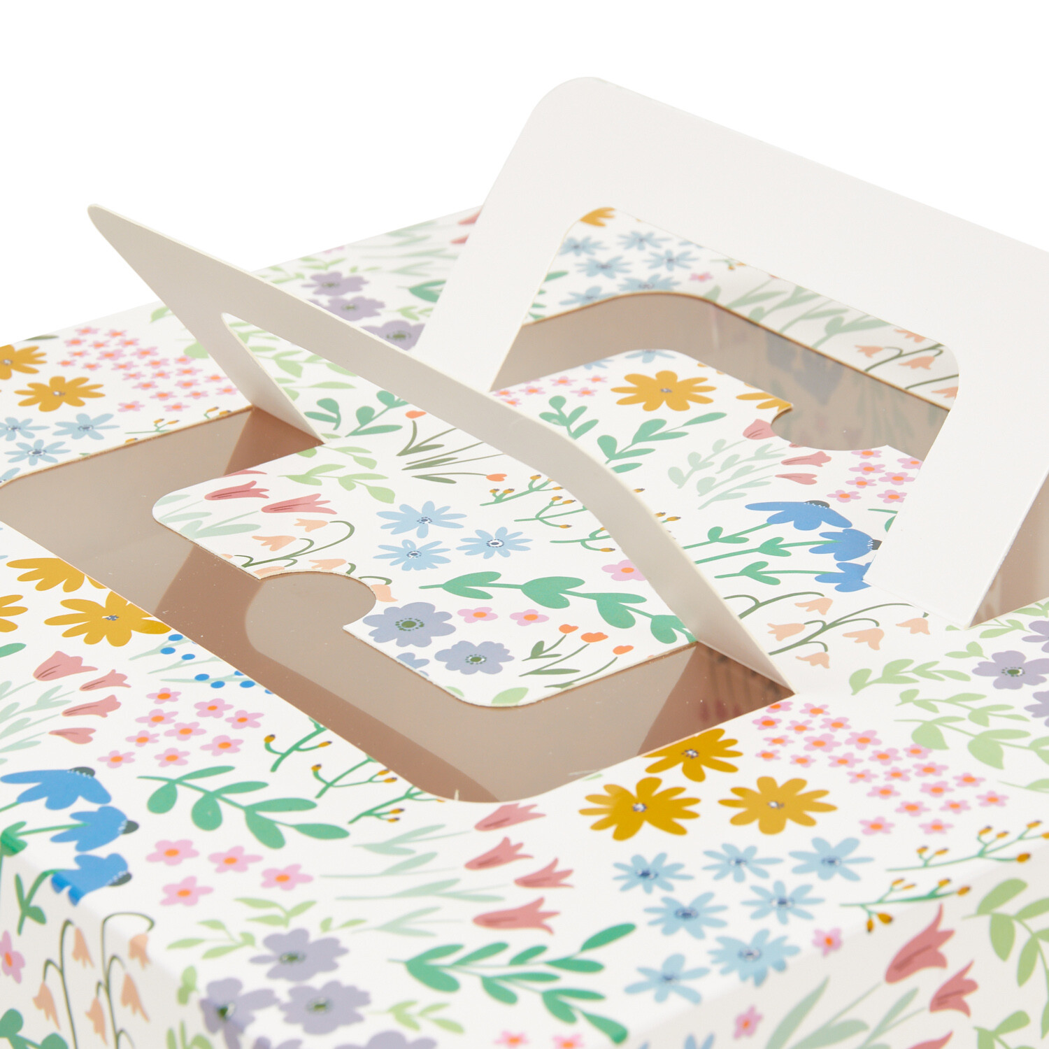 Pack of 2 Wildflower Cake Boxes 25cm - Multicolour Image 4