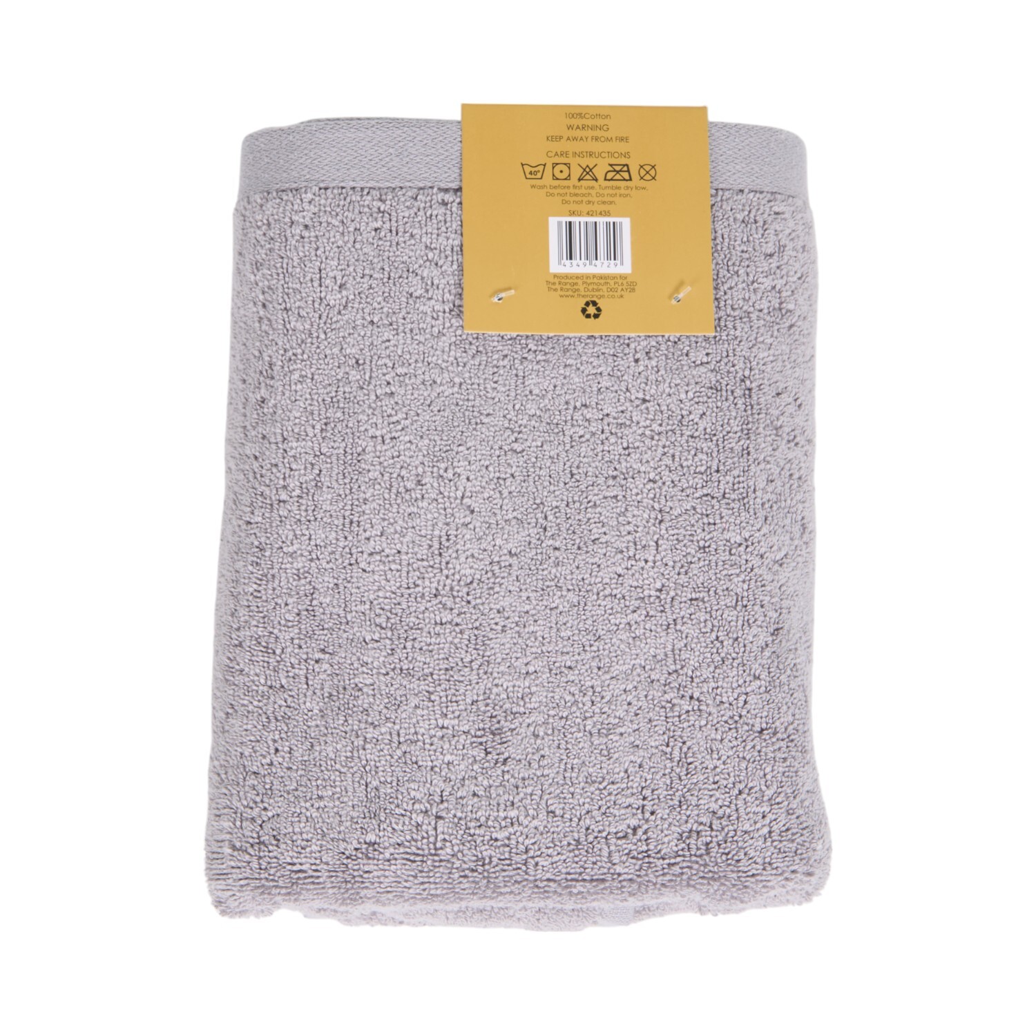 Gaia Hand Towel Grey Image 2