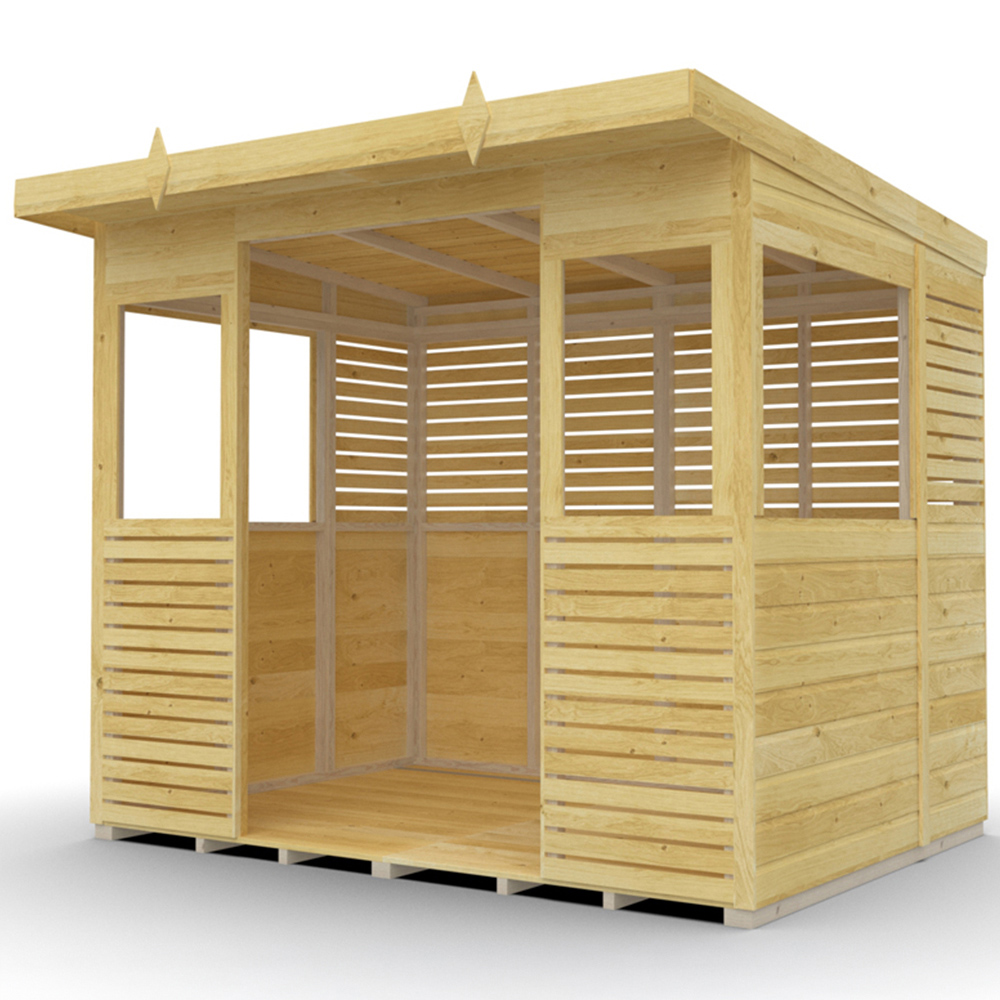 DIY Sheds 8 x 6ft Pressure Treated Tongue and Groove Timber Outdoor Kitchen Shelter Image 4