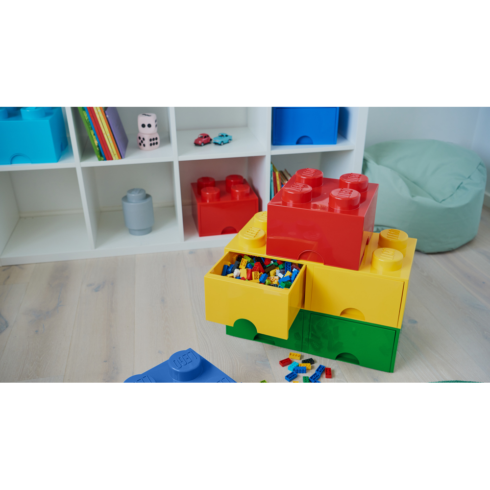 LEGO 4 Knob Red Brick Drawer Image 4