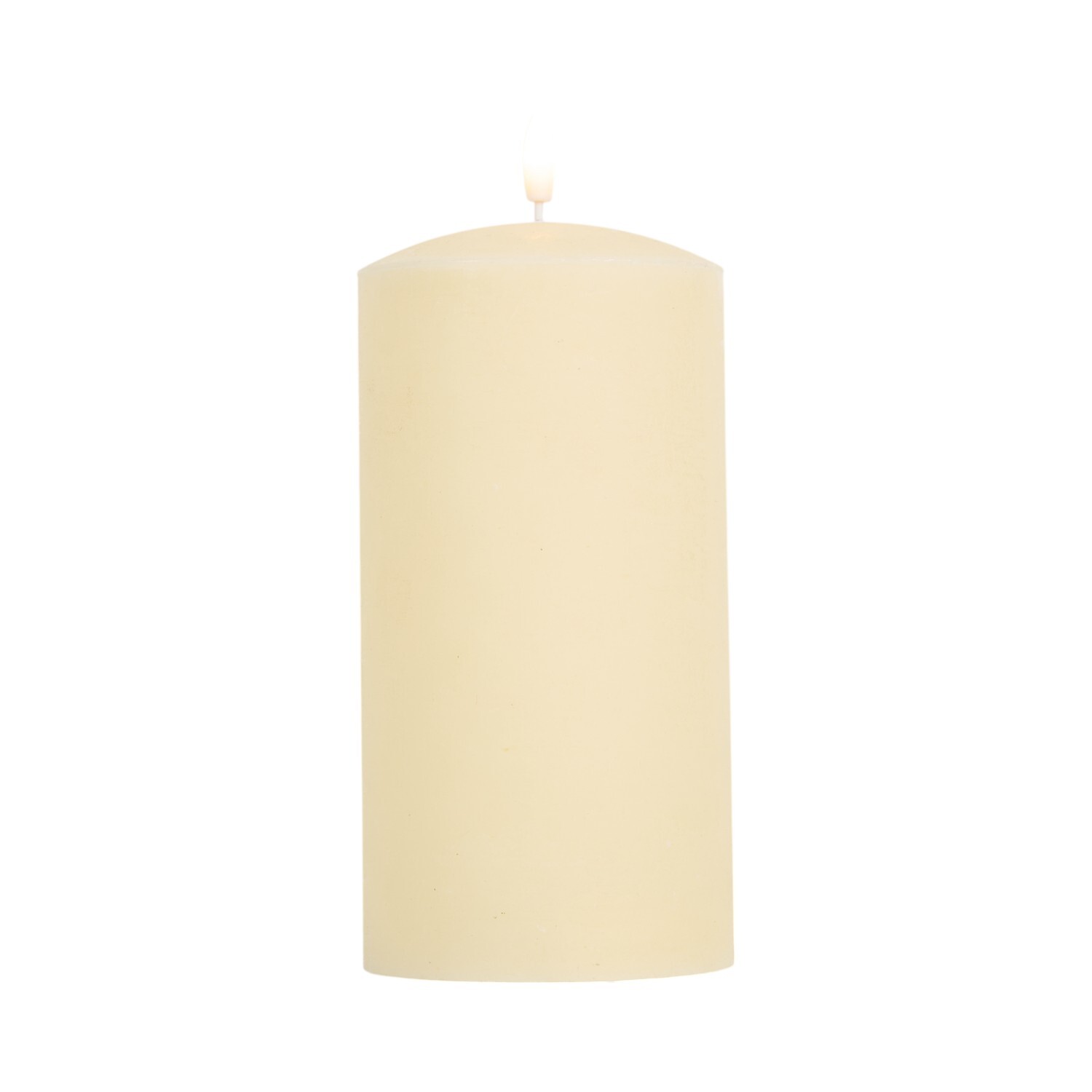 Natural Domed LED Candle - Natural / 20cm Image 5