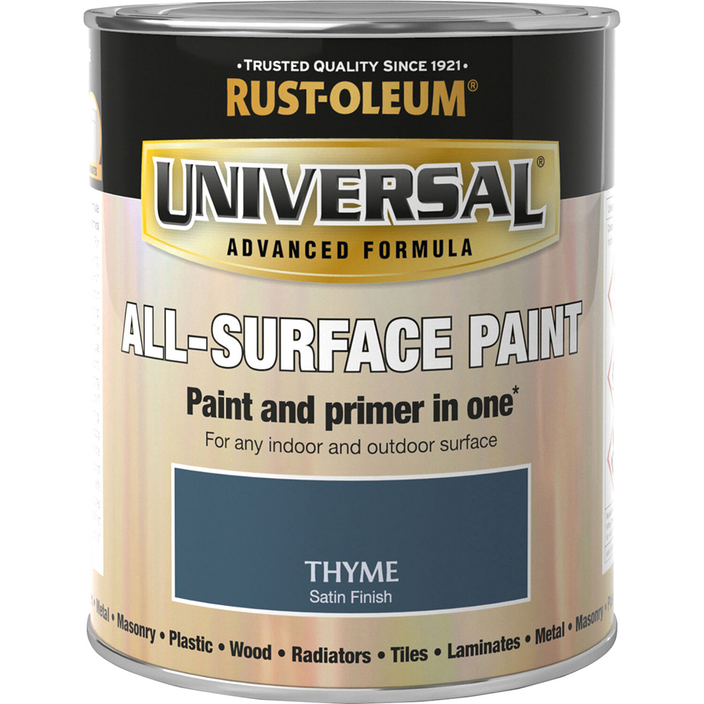 Rust-Oleum Universal All Surface Thyme Satin Paint 750ml Image 2