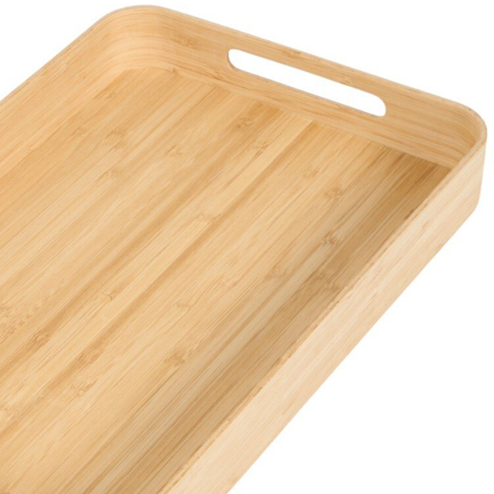 Bamboo Round Edge Tray Natural Image 5