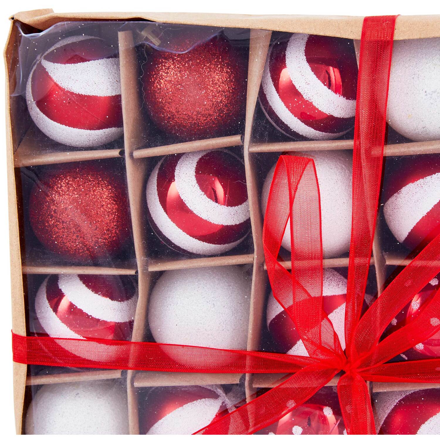 Pack of 36 Candy Cane Lane Baubles Image 3