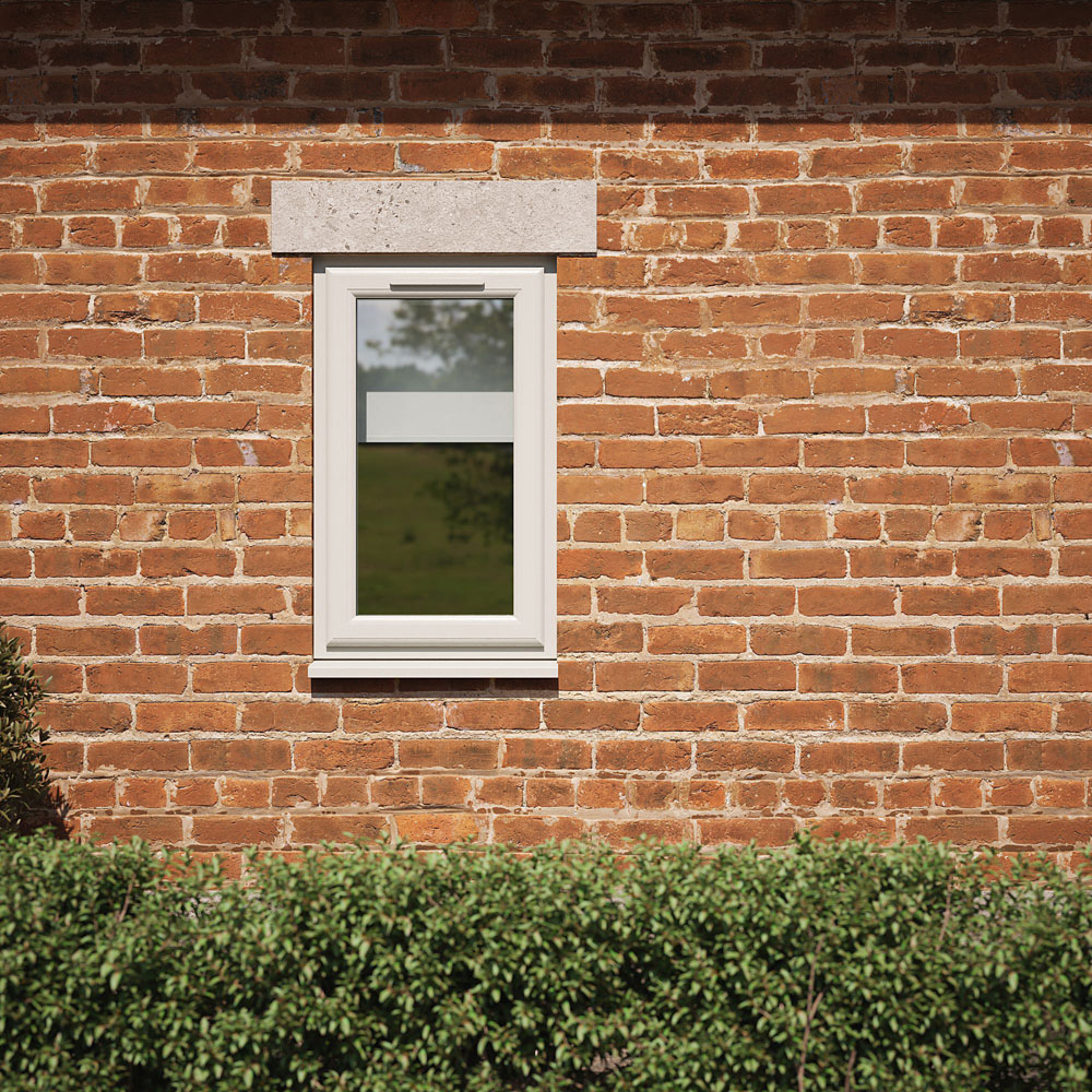 Crystal Agate and White RH Side Hung Clear Triple Glazed Window 610 x 1190mm Image 5