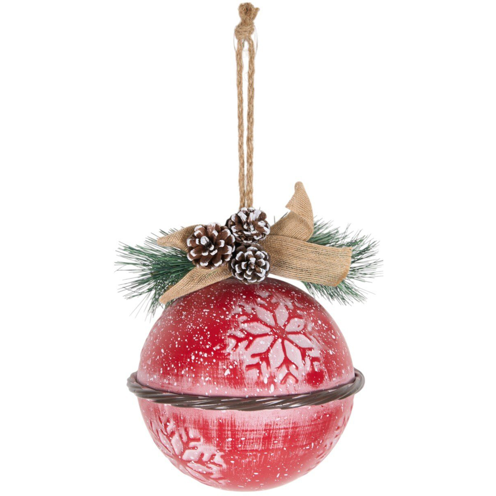 Floristry Hanging Bell Red Image 1