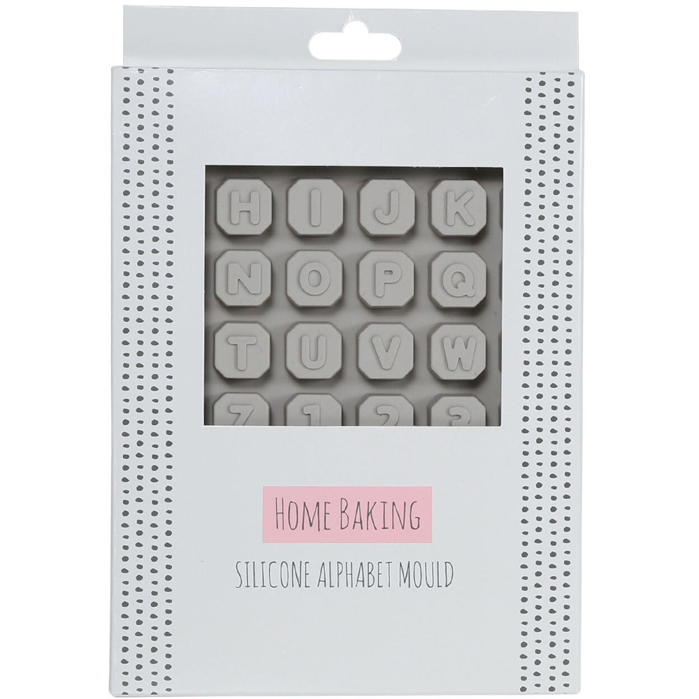 Silicone Alphabet and Numbers Chocolate Mould Image 2