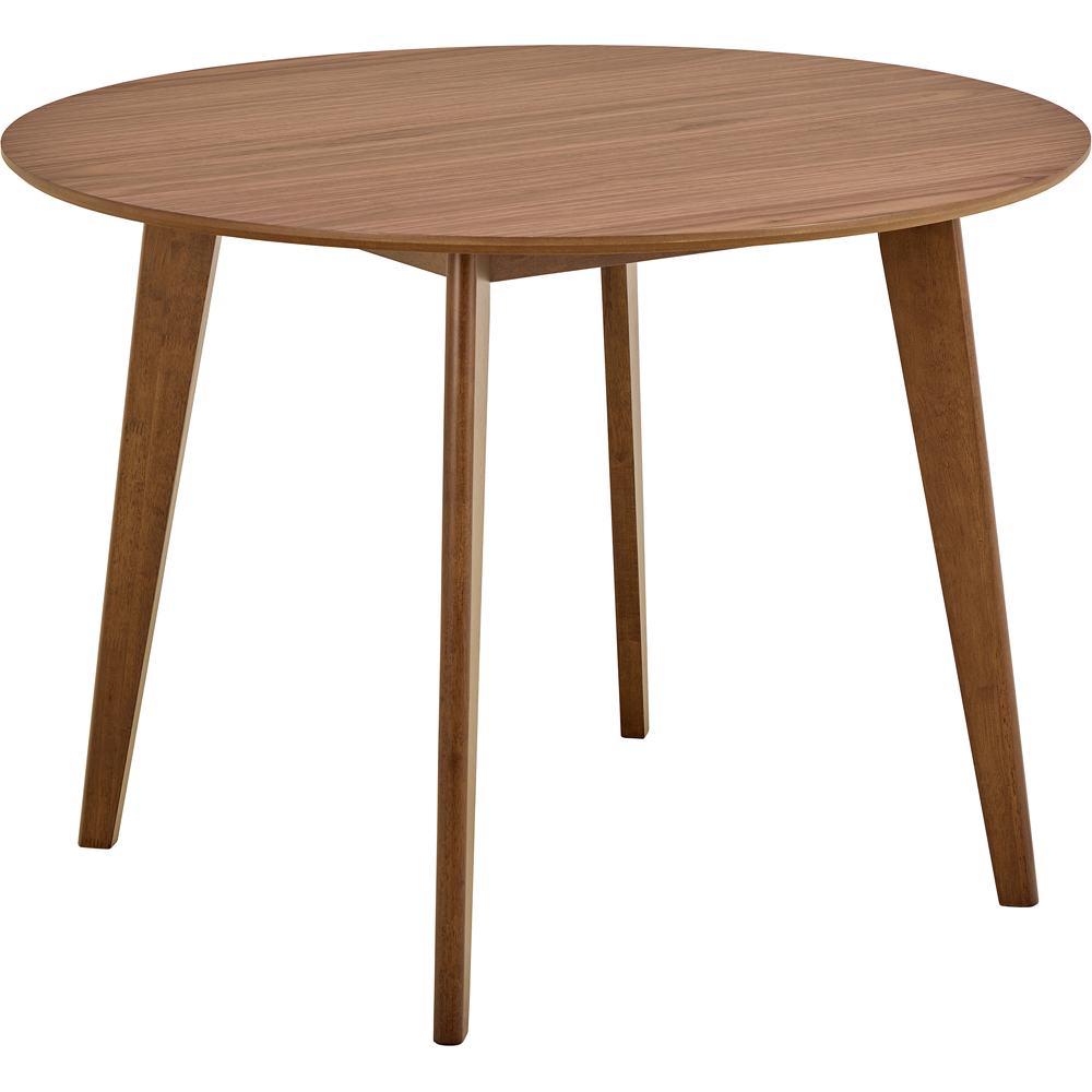 Furniture To Go Roxby Walnut 4 Seater Round Dining Table Image 8