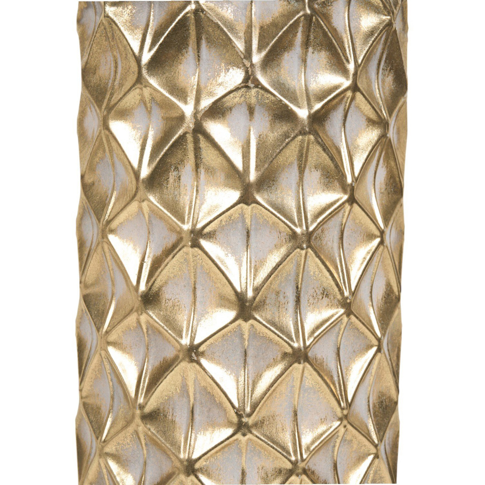 Maya Tall Metal Vase Gold Image 4