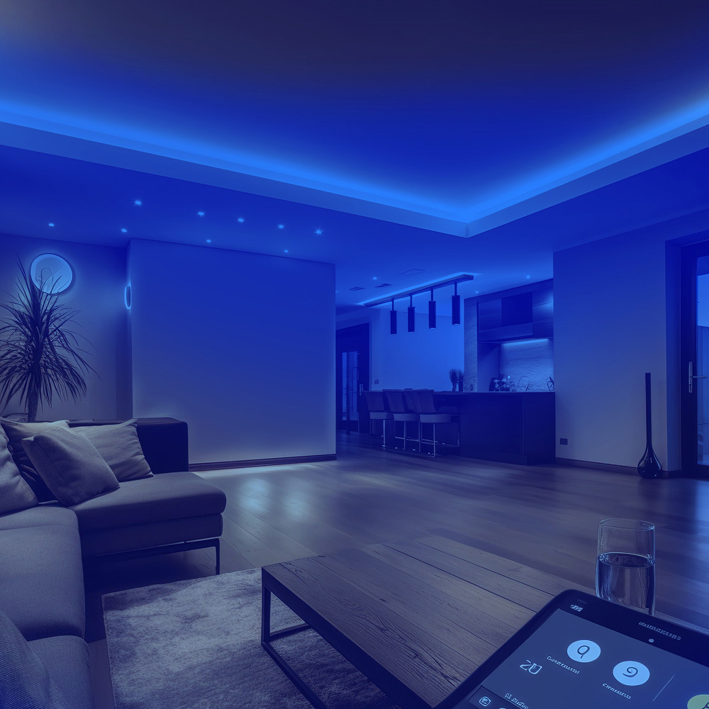 ENER-J 24V 1600 Blue LED COB LED Strip Light 5m Image 2