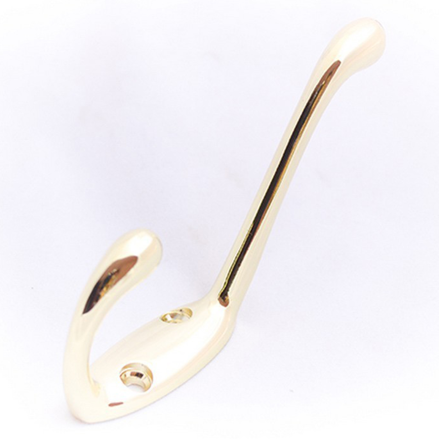 Brown 2 Prong Hat and Coat Hook Image 2