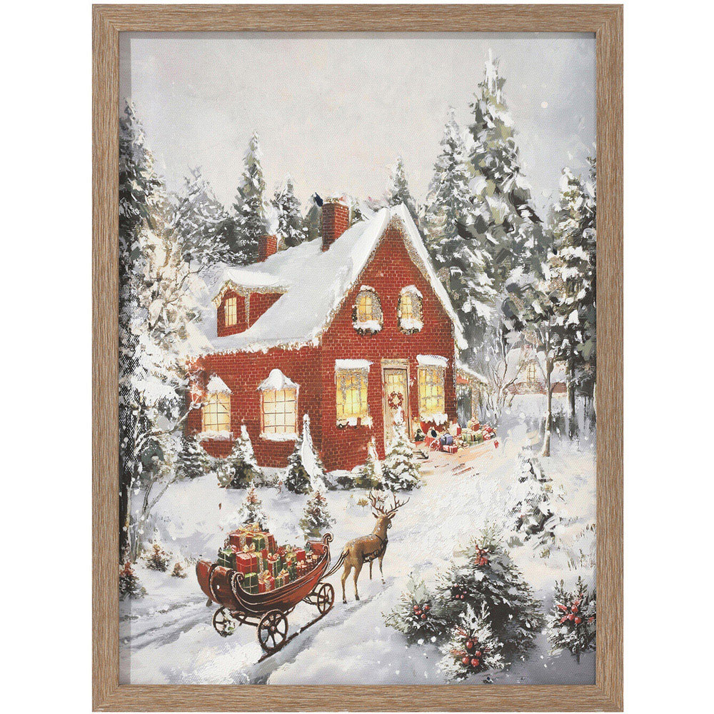 Set of 2 Santa Delivery Framed Wall Art Image 4