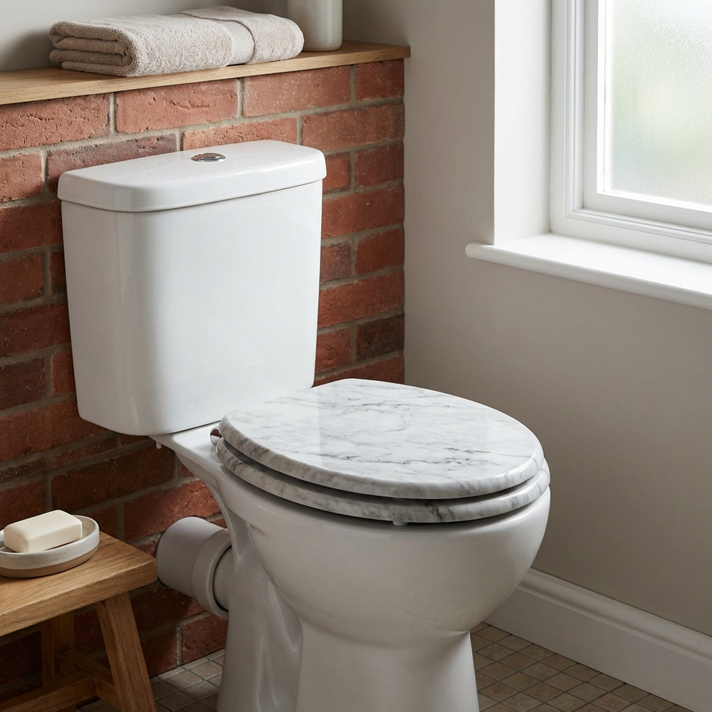 Silver Shadow Toilet Seat - Natural Image 4