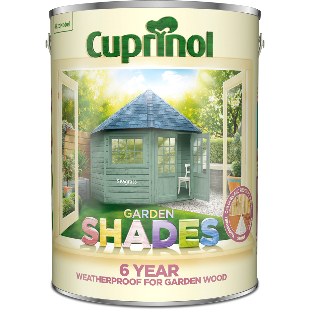 Cuprinol Garden Shades Seagrass Matt Exterior Wood Paint 5L Image 2