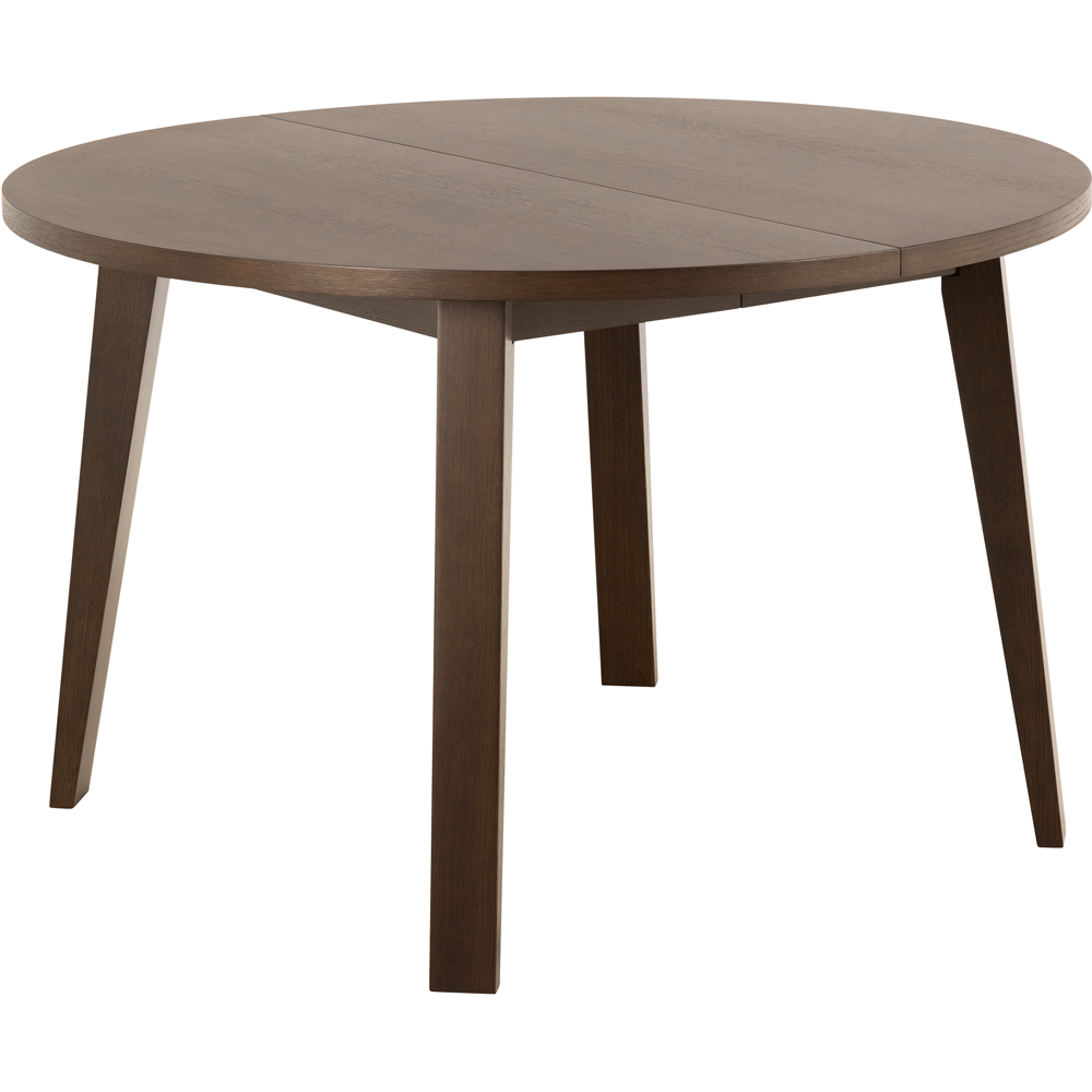 Furniture To Go A-Line Smoked Oak 6 Seater 120-220cm Extendable Round Dining Table Image 2