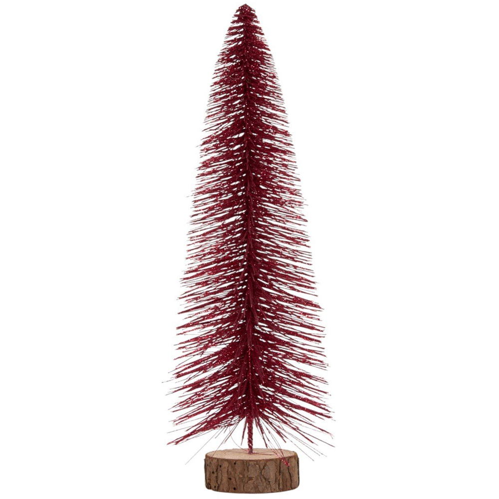 Traditonal Glitter Christmas Tree Image 7