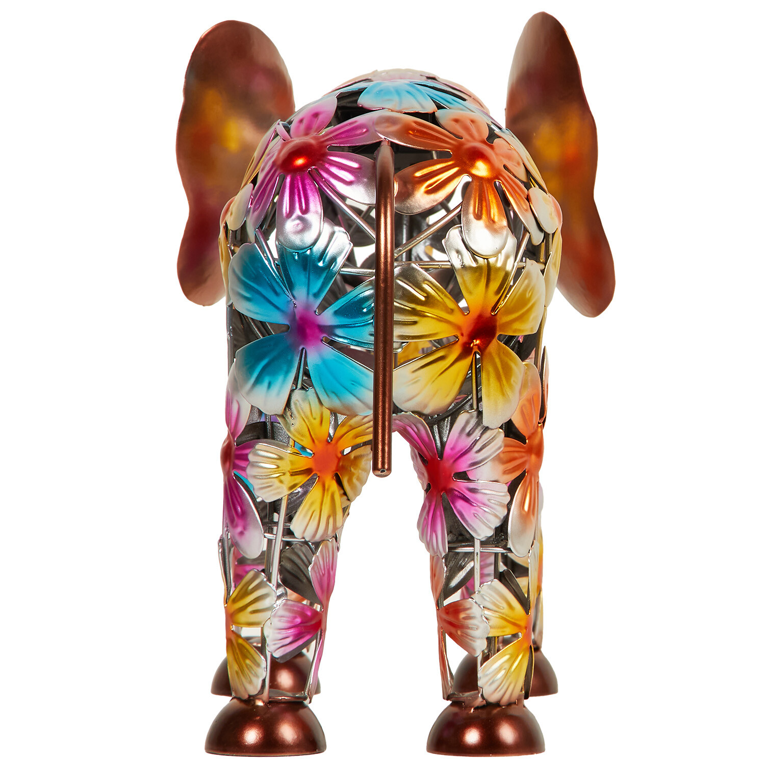 Solar Flower Elephant Decor - Multicolour Image 4