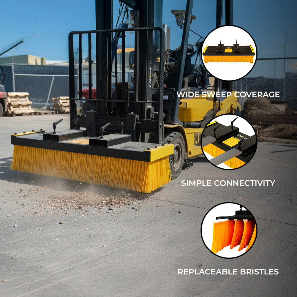 MonsterShop Forklift Sweeper Brush 130cm Image 5