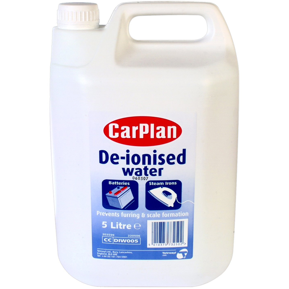 CarPlan 5L De-Ionised Water Image