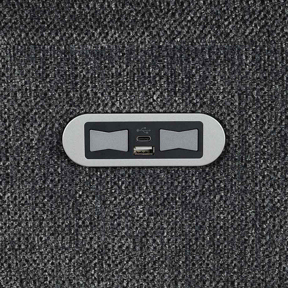 Allen 2 Seater Dark Grey Power Recliner Sofa Image 3
