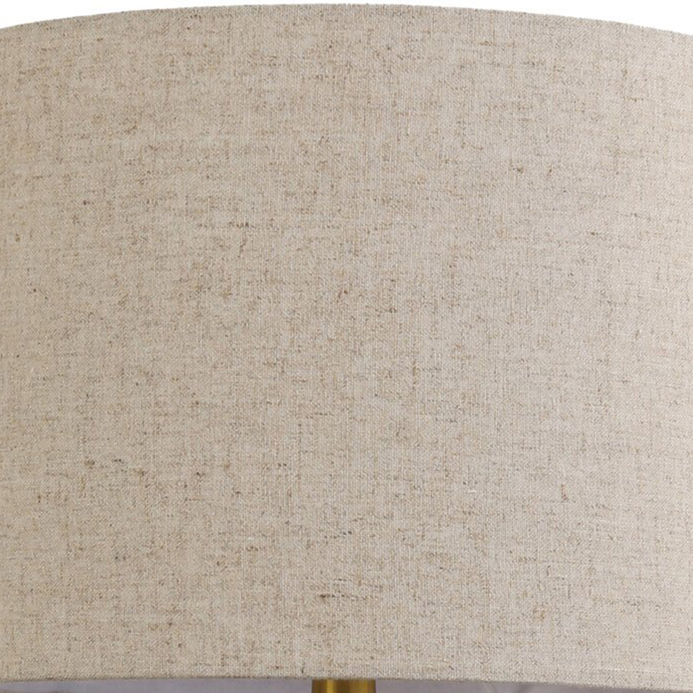 Padstow Rattan Effect Table Lamp Grey Image 4
