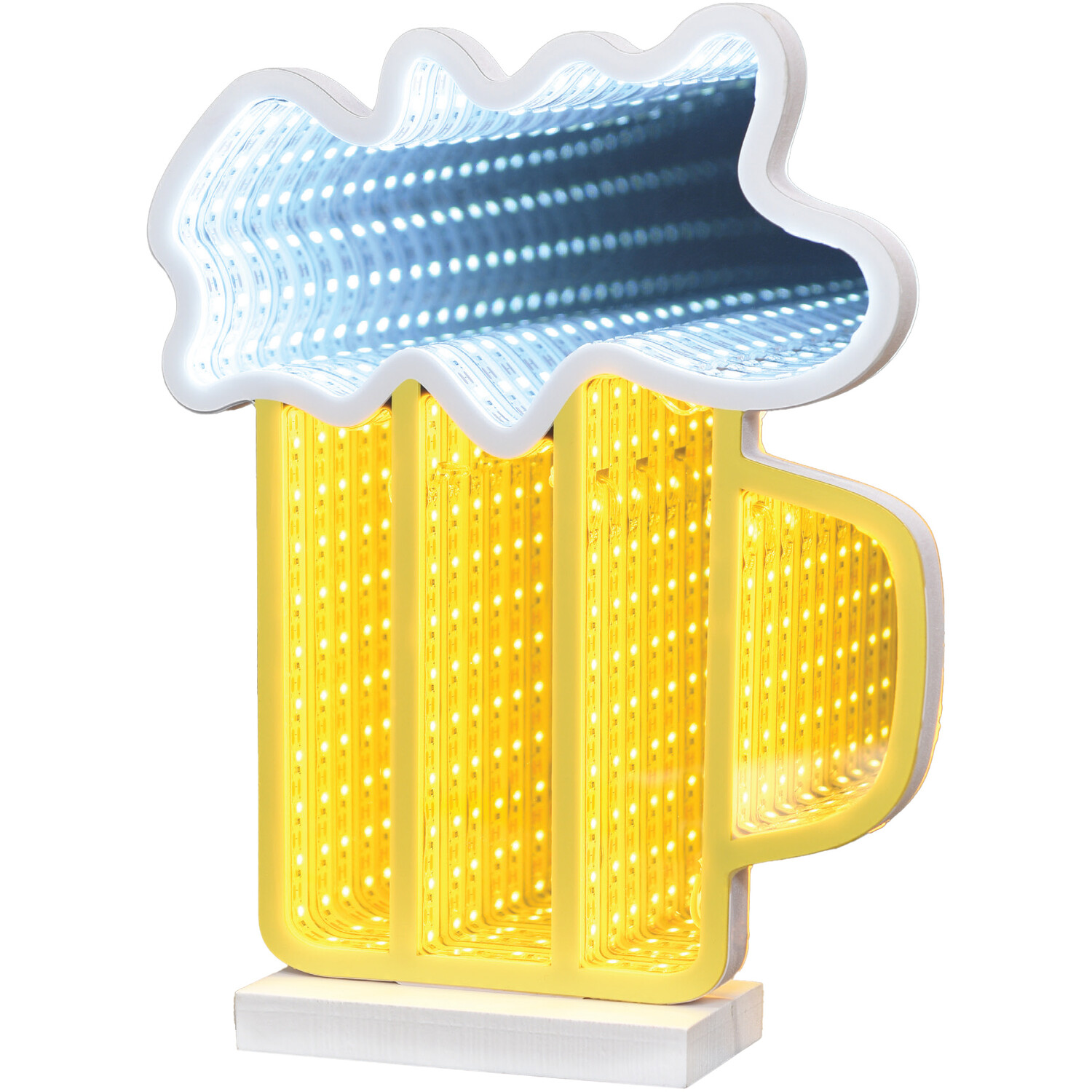 Beer Infinity Light - Yellow and Cool White Image 2