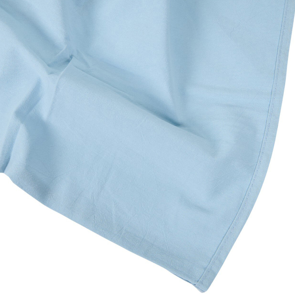 Washed Cotton Tablecloth Blue Image 5