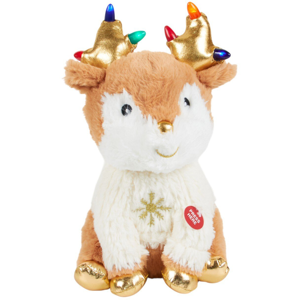 Singing and Dancing Reindeer Plush Brown Image 4
