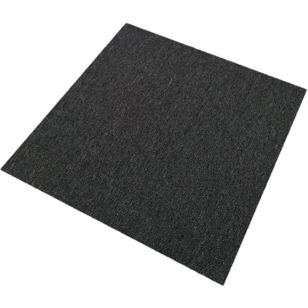 MonsterShop Charcoal Black Carpet Tiles 50 x 50cm 40 Pack Image 2